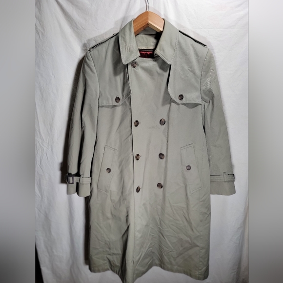 Vintage clipper mist londontown Corp 40 reg. Removable lining trench coat EUC - Picture 9 of 13